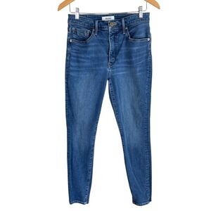 Revtown‎ Womens High Rise Skinny Jeans Size 29 Blue Stretch Denim Cotton Blend